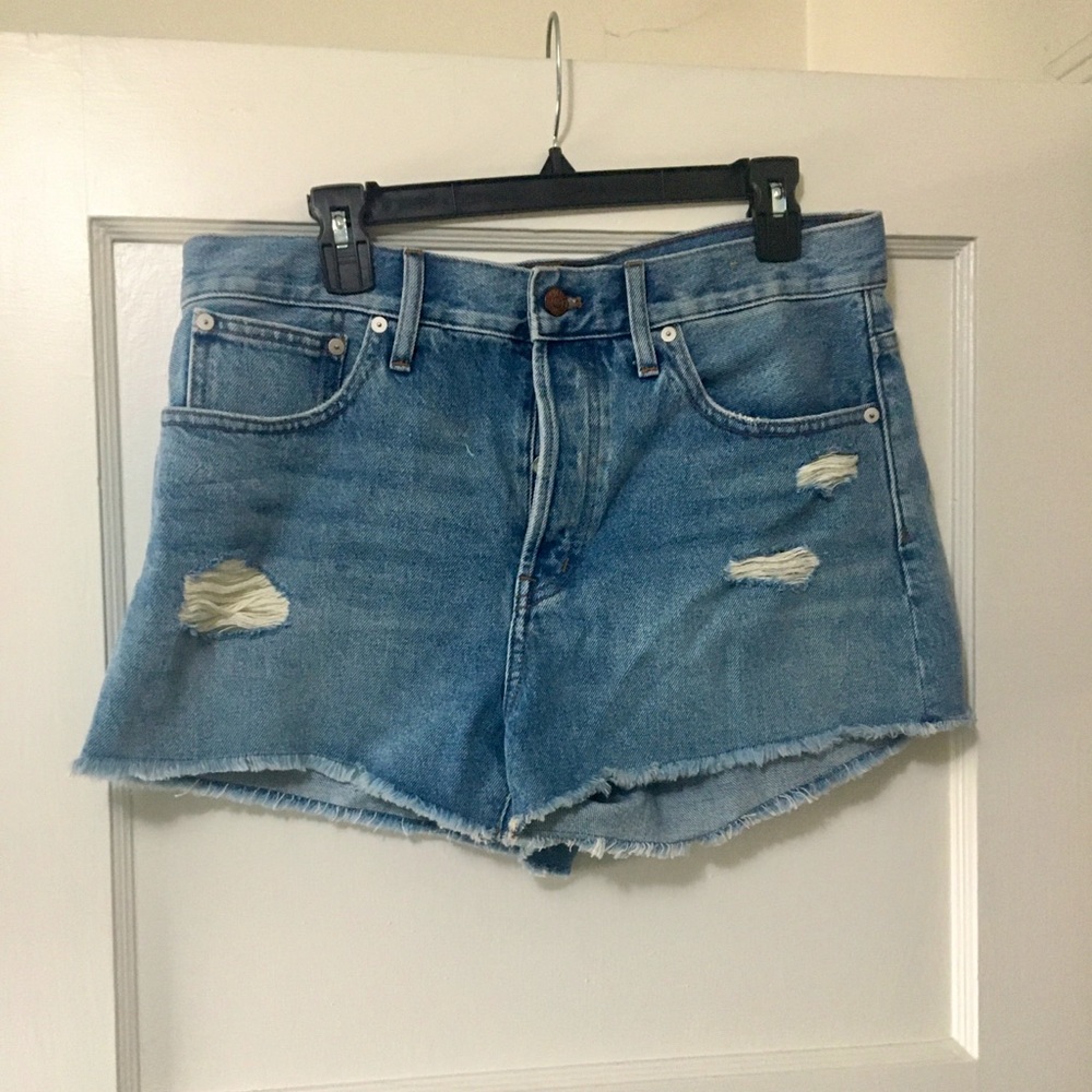 NEW Madewell cutoff jean shorts, size 8